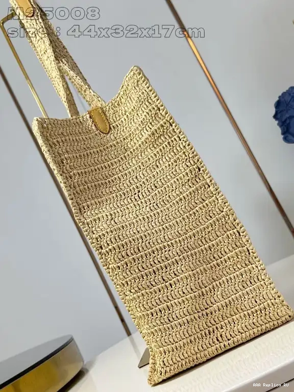 Aaa replica ru Tote LOUIS Summer Shopper MM-44*32*17CM VUITTON 0527